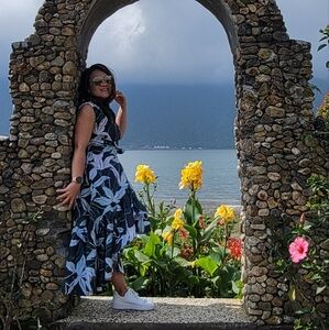 Tory Burch Bloom Print Wrap Dress